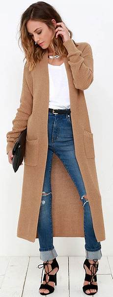 Camel Cashmere Duster