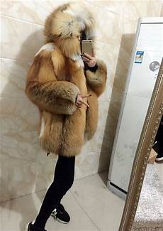 Fox Fur Coat Long