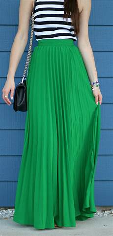 Green Maxi Skirt