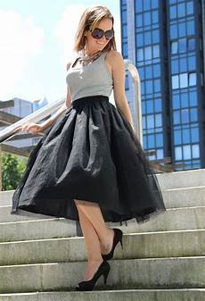 Navy Long Skirt