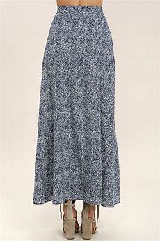 Patterned Maxi Skirt