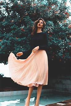 Long Navy Skirt