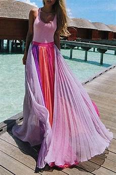 Pleated Maxi Skirt