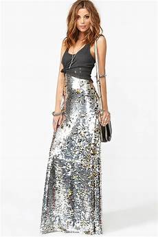 Pleated Maxi Skirt